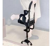 MINHUIJIHUI Muleta De Rodilla Ajustable De Manos Libres,Muleta De Rodilla Manos Libres,Muleta De Rodilla Sin Dolor,Walker Knee Crutch Mobility Support,Antideslizante