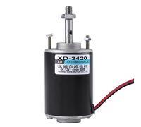 Mini 12V / 24V CW/CCW Motor Magnético Reversible Motor de Imán Permanente Motor Reversible de Alta Velocidad Bajo Ruido para Generador de Bricolaje(DC 12V 3500R)