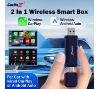 Mini 5 Pro CarlinKit 5.0 Adaptador Inalámbrico CarPlay, Adaptador Inalámbrico Android Auto, Caja Inteligente con IA, Sistemas Inteligentes para Automóviles, para Automóviles OEM Mini 5 Pro Brands Genu