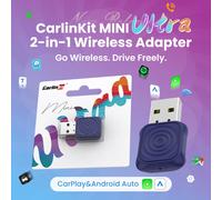 MINI 5 Pro/Mini Ultra CarlinKit adaptador CarPlay inalámbrico caja CarPlay inteligente para coche Plug and Play WiFi Bluetooth conexión automática Mini Ultra 2 Brands Genuine