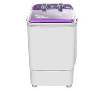 Mini 7KG Elution 2-En-1 Carga Superior Solo Barril Lavadora Semiautomática Portátil,Ultra Silenciosa, Adecuada para Acampar En Coche, Dormitorio, Balcón