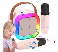 Mini a, Mini a para - Altavoz inalámbrico con Luces LED y 2 micrófonos