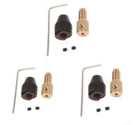 Mini abrazadera de fijación de tres mandíbulas para cambio rápido en el eje del motor eléctrico, rango de sujeción 0 3 mm 4 mm (2,0 mm)