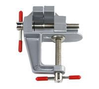 Mini abrazadera de mesa - tornillo de banco giratorio de 95 mm, herramienta de soporte de trabajo ajustable, mango de mesa portátil, tornillo de banco de banco de precisión para manualidades, ideal