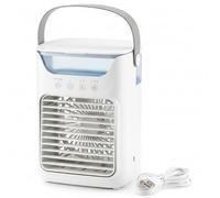 Mini Ac, Mini aire acondicionado, aires acondicionados portátiles para automóvil con tanque de 700 ml, modos de refrigeración por hielo y agua, enfriador de escritorio con alimentación USB para .