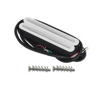 Mini Accesorios Profesionales Para Instrumentos De Guitarra Eléctrica Pastilla De Doble Pista Disponibles En Varios Colores Puente de guitarra eléctrica pastilla eléctrica(White 6K)