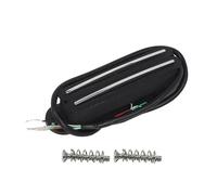 Mini Accesorios Profesionales Para Instrumentos De Guitarra Eléctrica Pastilla De Doble Pista Disponibles En Varios Colores Puente de guitarra eléctrica pastilla eléctrica(Black 6K)