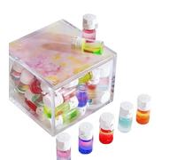 Mini aceite perfumado para el cabello, 2 en 1 de aguacate y camelia para el cabello encrespado, potenciador del brillo no graso y tratamiento de las puntas abiertas (20pcs)