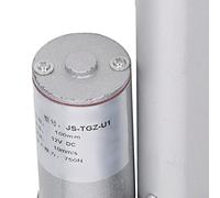 MINI ACTUADOR ELÉCTRICO LINEAL 750N 100MM 12V MOTOR MOVIMIENTO PISTA EXTERIOR ROBÓTICA DOMÓTICA BLANCO (Sólo actuador)