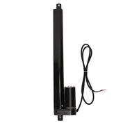Mini actuador eléctrico lineal alta potencia 1000n 12V negro de 250 mm para automatización robótica agricultura al aire libre (Solo actuador)