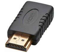 MINI ADAPTADOR HDMI A HDMI. NEGRO; 41208 (LINDY) Cantidad X 1