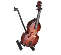 Mini Adornos De Bajo De 10cm, Modelo De Instrumento Musical Pequeño De Madera, Decoración Del Hogar Para Estudio De Dormitorio musical instrumento Miniatura