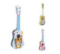 mini adornos de instrumentos musicales Ukelele decorativo de tamaño pequeño, artesanía portátil, modelo en miniatura clásico, joyería única creativa, mini accesorios, instrumento musical (Color : 3/4