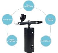 Mini aerógrafo Sand Blaster, cepillo de aire de alta potencia, potente interruptor de Control comercial, el mejor aerosol for bronceado, Kits maestros(Rosso)