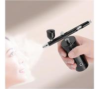Mini aerógrafo Sand Blaster, cepillo de aire de alta potencia, potente interruptor de Control comercial, el mejor aerosol for bronceado, Kits maestros(Nero)