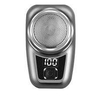 Mini Afeitadora Eléctrica | Afeitadoras de bolsillo Mini-Shave - Afeitadora de lámina de tamaño de bolsillo móvil con pantalla de alimentación, afeitadora de barba recargable por USB lavable, Camlis
