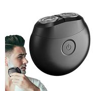 Mini afeitadora eléctrica, mini afeitadora para hombres - Afeitadora de barra recargable USB en formato de bolsillo afeitadora compacta lavable Uso en húmedo Cyhamse