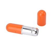 Mini Afeitadora Eléctrica, Mini Afeitadora Portátil con Motor, Tacto Perfecto para el Afeitado de Barba de Hombre (Naranja)