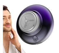 Mini afeitadora eléctrica - Mini maquinilla de afeitar electrolítica para hombres - Afeitadora portátil de 6 cuchillas afiladas recargable, afeitadora de afeitar corta para hombres Jingan