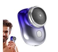 Mini afeitadora eléctrica para hombres | Fuente de alimentación USB con pantalla LED inteligente Mini afeitadora,Maquinilla de afeitar de bolsillo inalámbrica lavable para el hogar, viajes, Dirfuny