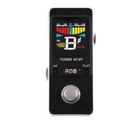 Mini afinador cromático para guitarra eléctrica, afinador de pedales de bajo, accesorios de piezas de guitarra