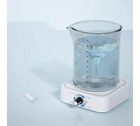 Mini agitador magnético, agitador eléctrico de laboratorio con velocidad ajustable de 200-2000 RPM y capacidad de 1.5L para uso en laboratorio, escuela y lugar de trabajo