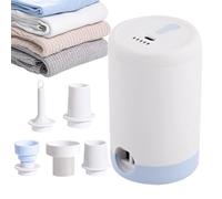 Mini Air Pump, Pool Floats Inflator, High-Efficiency Quiet Electric Pump for Fast Inflate and Deflate, Portable for Travel, Bike, Basketball, Raft, Comforter, Soccer, RV, Truck, Kayak, Clothes Storage