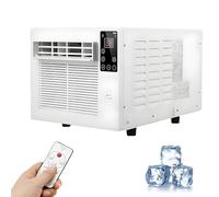 Mini Aire Acondicionado Portatil con Humidificador Enfriador de Aire Personal Silencioso con Control Remoto Temporizador 1-12h Luz Led AC Sin Unidad Exterior para Autocaravanas