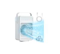 Mini aire acondicionado, Ventilador aire acondicionado, Ventilador hielo portatil 4 en 1, 4 velocidad del viento, humidificador de 2 niveles, Ventilador Agua para habitación y oficina