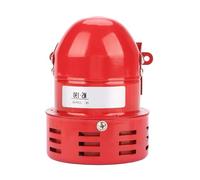 Mini Alarma de Motor de Metal Rojo de 220V Y 120DB, Sonido Industrial, Protección Eléctrica contra Robo, Bocina, Sonido, Sirena, Bocina de Alarma Continua, MS-190