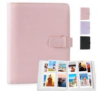 Mini Álbum, Álbum De Fotos con 128 Bolsillos, Livre Photo, para Fujifilm Instax Mini Film/Papel Fotográfico Polaroid Zink, para Películas De 3 Pulgadas (Rosa)