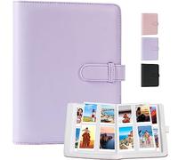 Mini Álbum, Álbum De Fotos con 128 Bolsillos, Livre Photo, para Fujifilm Instax Mini Film/Papel Fotográfico Polaroid Zink, para Películas De 3 Pulgadas (Morado)