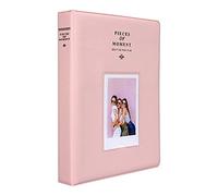 Mini álbum de fotos con 128 bolsillos para Fujifilm Instax Mini 70 7s 8 8+ 9 11 25 50s 90, Polaroid Z2300, Polaroid PIC-300P Film Instant Camera y tarjeta de identificación (rosa)