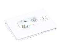 Mini álbum de Fotos con Bolsillos, Tiene Capacidad para 3 en 64 Imágenes, Estuche de Almacenamiento de Tarjetas Fotográficas de PVC Duradero con Protector Transparente para Mini