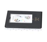 Mini álbum de Fotos con Bolsillos, Tiene Capacidad para 3 en 64 Imágenes, Estuche de Almacenamiento de Tarjetas Fotográficas de PVC Duradero con Protector Transparente para Mini