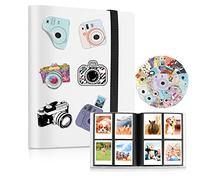 Mini álbum de fotos de 160 bolsillos para fotos de 2 x 3 pulgadas, compatible con Fujifilm Instax Mini Film/Kpop (Blanco)
