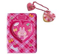 Mini álbum de fotos lindo de 1 pieza de 3 pulgadas, accesorio de pastel de amor, 1 pieza, mini álbum de almacenamiento, pequeño carpeta de álbum de fotos, para colección de fotos (40 piezas)