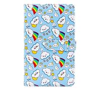 Mini álbum de fotos para películas de 2 x 3 pulgadas, carpeta con 96 bolsillos para tarjetas fotográficas Kpop para cámara instantánea Fujifilm Instax Mini, para fotos Polaroid Hi-Print (Nube)