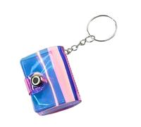 Mini álbum de fotos, soporte portátil para fotos, álbum de tarjetas de almacenamiento de fotos, organizador de fotos compacto para graduación de amistad, llavero pequeño para San Valentín, vacaciones