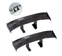 Mini Alerón 2pcs Alerones Coche Aleron Universal para Coche Sin Perforación Alerón Trasero Universal Alerón Fibra de Carbono para Decoración de Cola de Coche Estabilidad del Vehículo