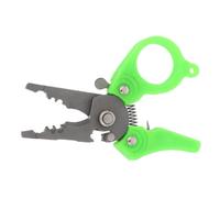 Mini Alicates Pelacables de Precisión Cortador y Crimpadora | Herramienta Ligera de Plástico y Acero Inoxidable, para Ethernet y Redes, Verde