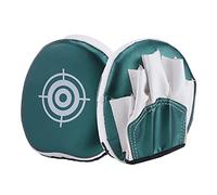 Mini Almohadillas de Boxeo, Almohadillas de Mano Garras de Mano Guantes de Enfoque, Mano de Manopla Gruesa, Punzonado Curvo Absorbente de Golpes Bolsas de Entrenamiento Almohadillas de(Verde)
