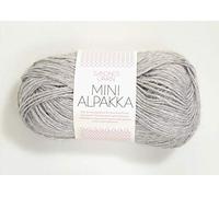 Mini alpaca col.1032 Light Grey Mottled aprox. 150 m 50 g