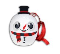 Mini Altavoz Acústico Inalámbrico Muñeco de Nieve, Conexión Simple y Rápida Sin Cables, Ideal para Fiestas y Niños, Ø42mm, h45mm