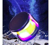 Mini altavoz Bluetooth Colorful Streamer, diseño portátil con cordón, sonido envolvente de 360, subwoofer HiFi Shock, dos altavoces estéreo