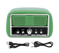 Mini altavoz Bluetooth retro, sonido nítido y graves potentes para una experiencia de radio vintage, diseño compacto y único, micrófono