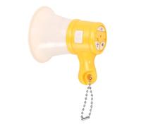 Mini Altavoz de Megáfono Portátil, Ligero, con Función de Grabación para Actividades de Promoción Callejera, Plástico (Yellow)