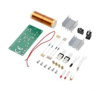 Mini altavoz de plasma de bobina de 15 W, kit de bricolaje con CC 15 24 V de potencia, entrada de audio de 3 5 mm, resonancia de bobina transformadora para generación de plasma y salida de sonido