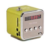 Mini Altavoz Digital, Soporte Tarjeta TF Disco USB Reproductor de M¨²Sica FM Radio FM EST¨¦REO MP3 MP4 Reproductor de M¨²Sica PC Moda [Verde]