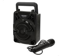 Mini altavoz inalámbrico con micrófono y luces 11,5x10x18 cm Bontempi